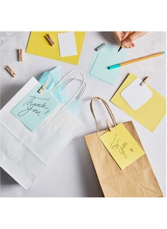 MARKQ 24 Bags Brown Paper bags with handles 15 x 11 x 6 cm Small Kraft Gift bags for Birthday Party Favors, Weddings, Merchandise, Goodies, Baby Shower  - Image 5