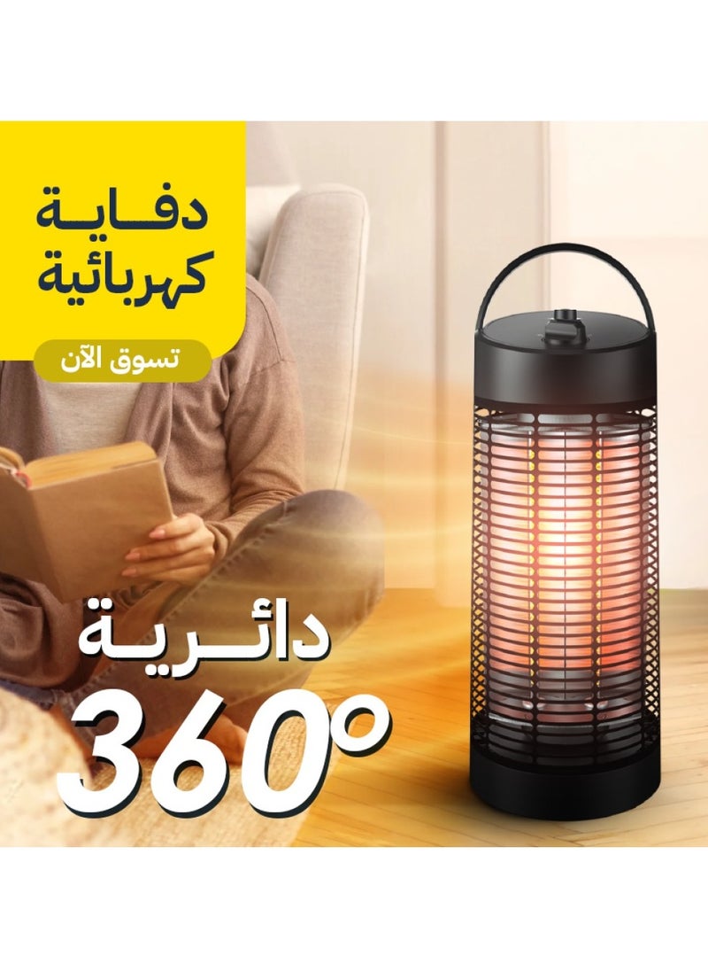 wixsana دفاية كهربائية دائرية تدفئة 360° 1200بقوة  واط  - Image 2
