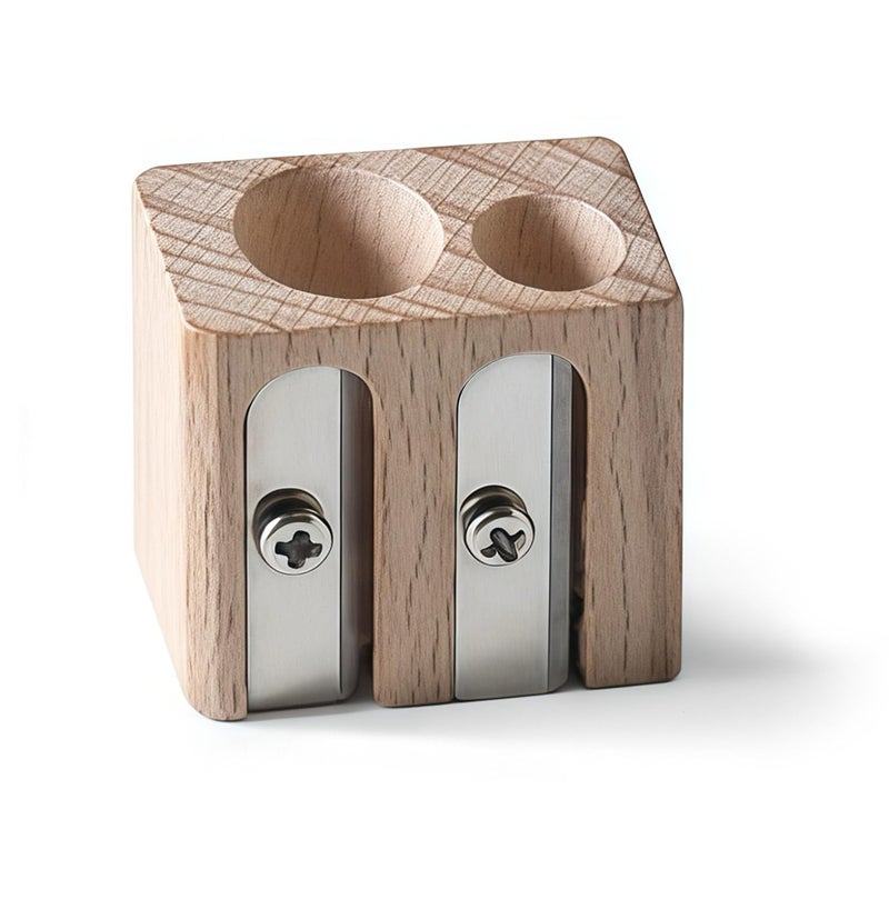 Koala Tools | Double Pencil Sharpener (Small & Large Hole) - for Regular or Jumbo Graphite & Colored Pencils - Mini, Manual, Hand-Held Sharpener (Works with Koala Tools Bear Claw Pencils) - Image 1