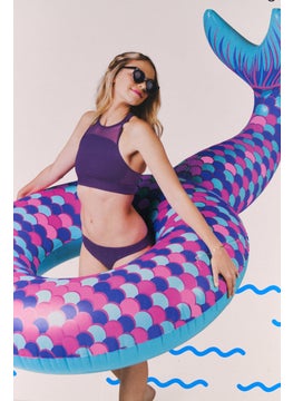Big Mouth Giant Mermaid Tail Pool Float 188 L x 122 H x 94 W cm, Blue Combo  - Image 3