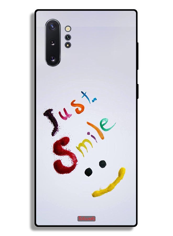 Tolwak Samsung Galaxy Note 10 Plus Protective Case Cover Just Smile - Image 2