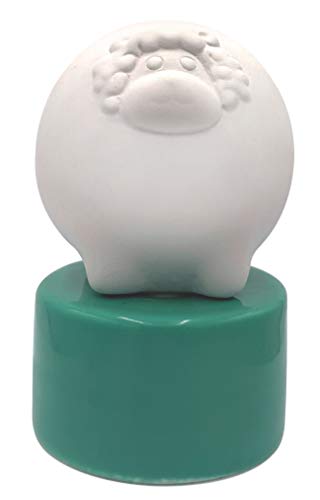 mEssentials Wild Essentials Counting Sheep Ceramic Aromatherapy Wicking Diffuser for Essential Oils and Fragrance NonElectric Air Freshener for Bedroom Office Bathroom 5 inches tall - Image 2