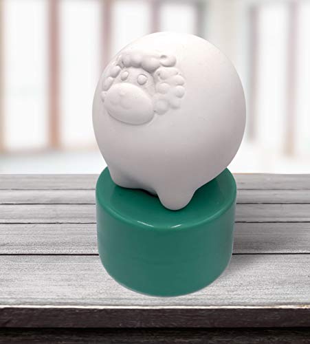 mEssentials Wild Essentials Counting Sheep Ceramic Aromatherapy Wicking Diffuser for Essential Oils and Fragrance NonElectric Air Freshener for Bedroom Office Bathroom 5 inches tall - Image 5