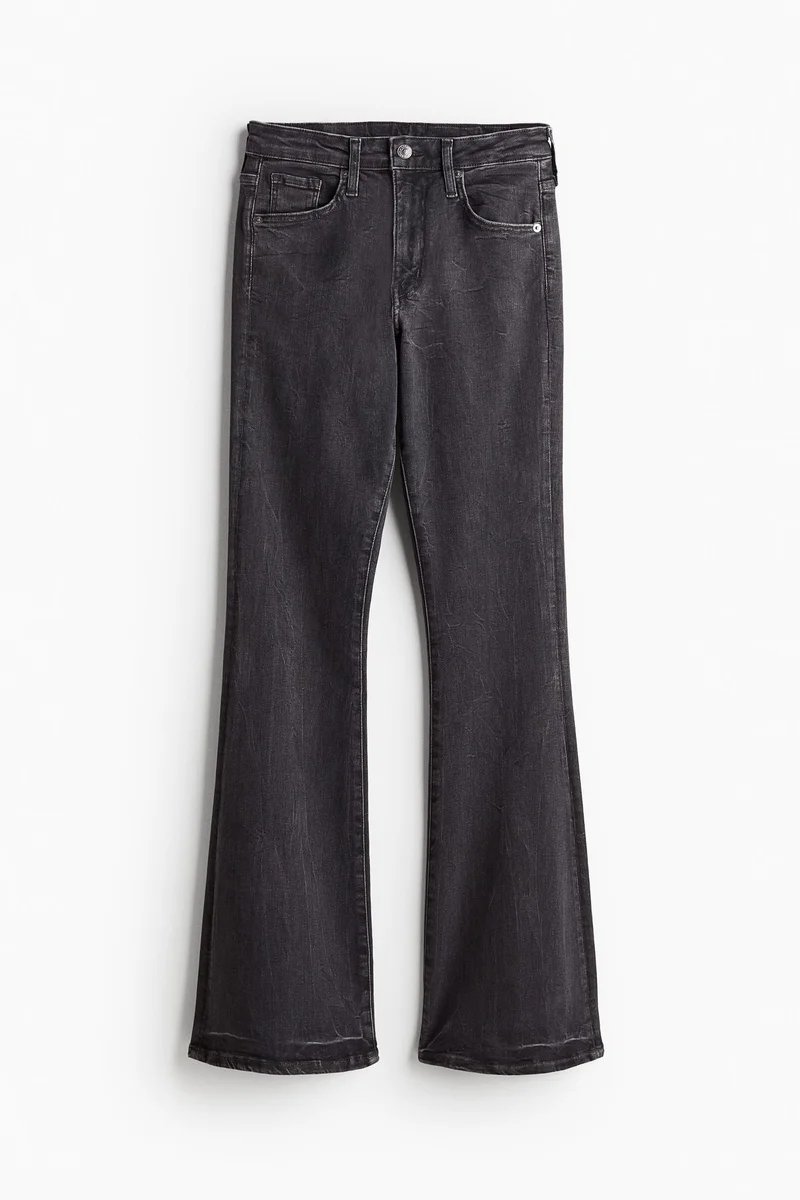 H&M Flared Ultra High Jeans