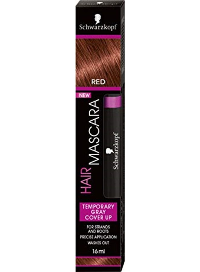 Schwarzkopf Hair Mascara, Red, 1 Tube (16ml) - Image 1