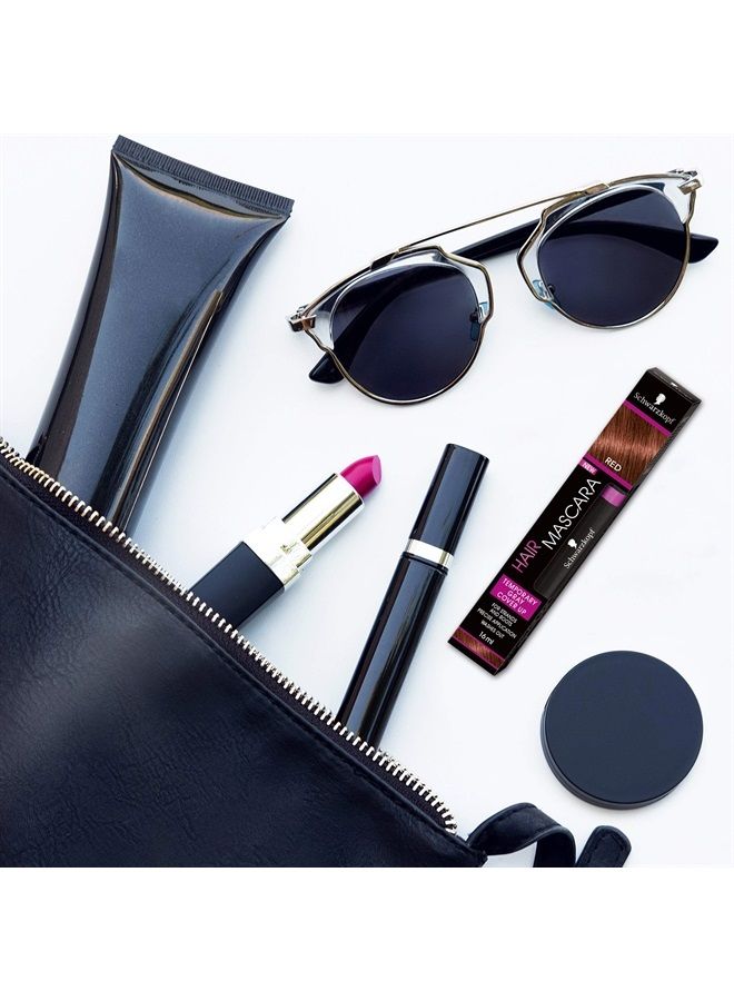 Schwarzkopf Hair Mascara, Red, 1 Tube (16ml) - Image 4