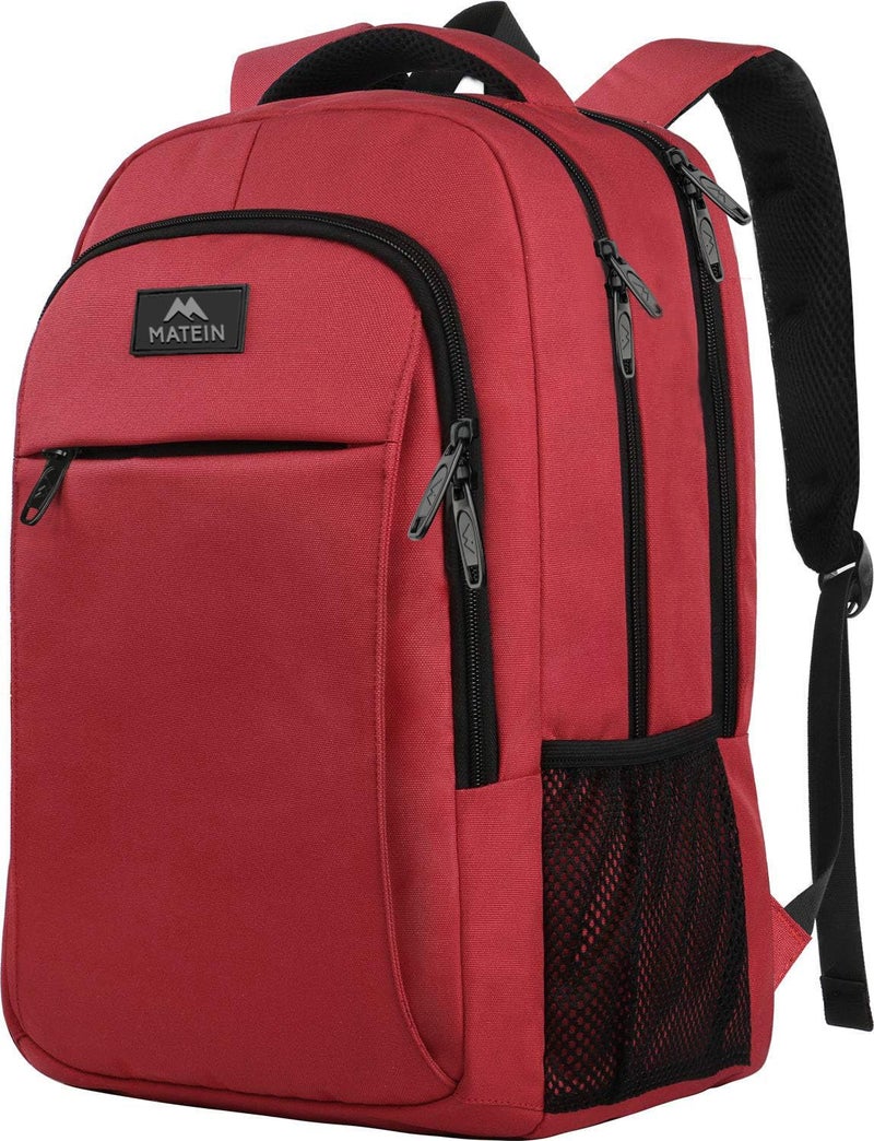 MATEIN Laptop Backpack for Womens, School Backpack with USB Port for Student Supplies and College Accessories, Water Resistant Travel Daypack Cute Book Bag for Teens and Ladies Fit 15.6 In Computer - Image 1