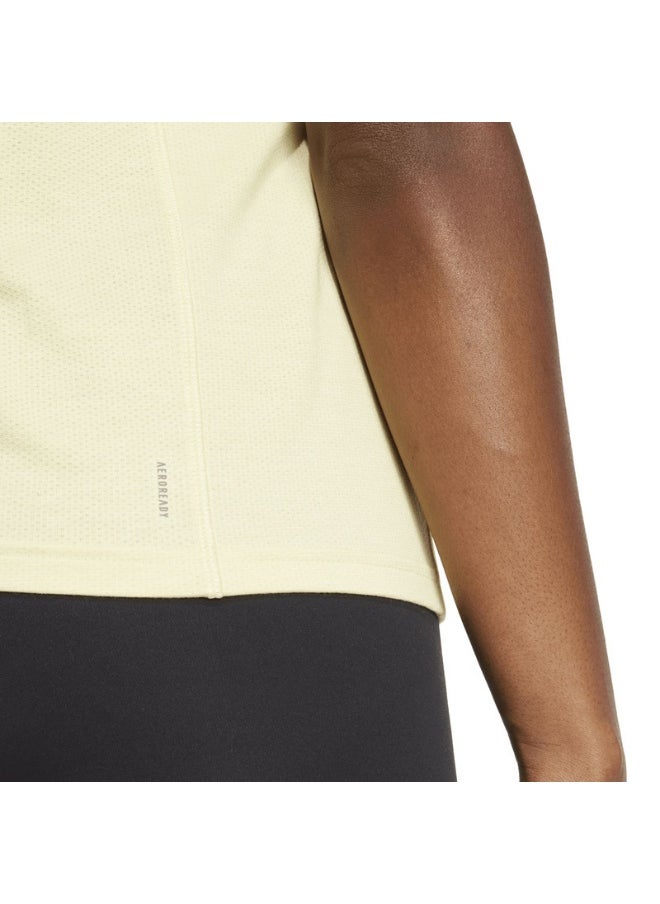 Adidas adidas TR-ES LOGO T Yellow Training T-SHIRTS for Women - 2XS  - Image 4