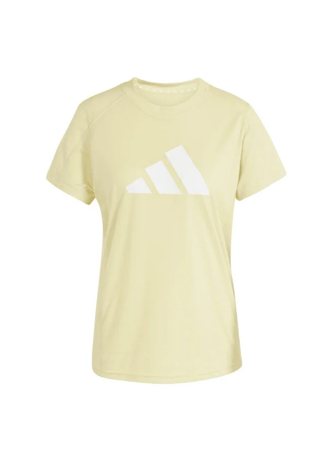 Adidas adidas TR-ES LOGO T Yellow Training T-SHIRTS for Women - 2XS