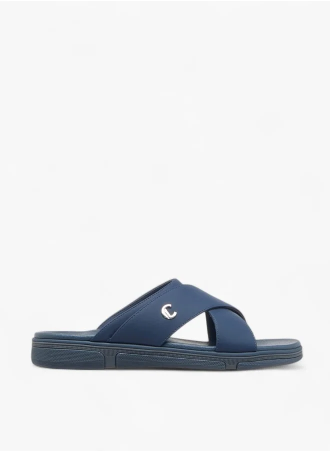 لو كونفورت Men's Cross Strap Slip-On Sandals Ramadan Collection