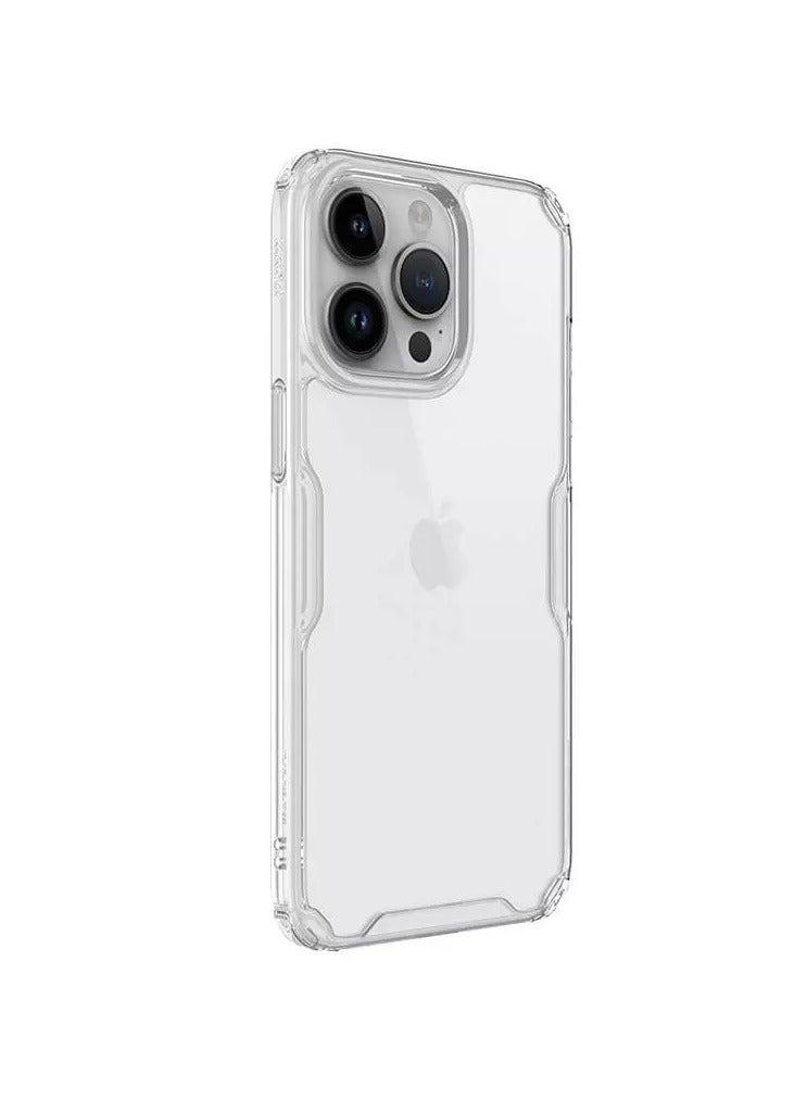 Nillkin Nature TPU Pro Series Case for Apple iPhone 15 Pro Max (6.7", 2023) - Transparent, Sleek Protection - Image 4