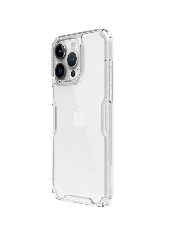 Nillkin Nature TPU Pro Series Case for Apple iPhone 15 Pro Max (6.7", 2023) - Transparent, Sleek Protection - Image 5