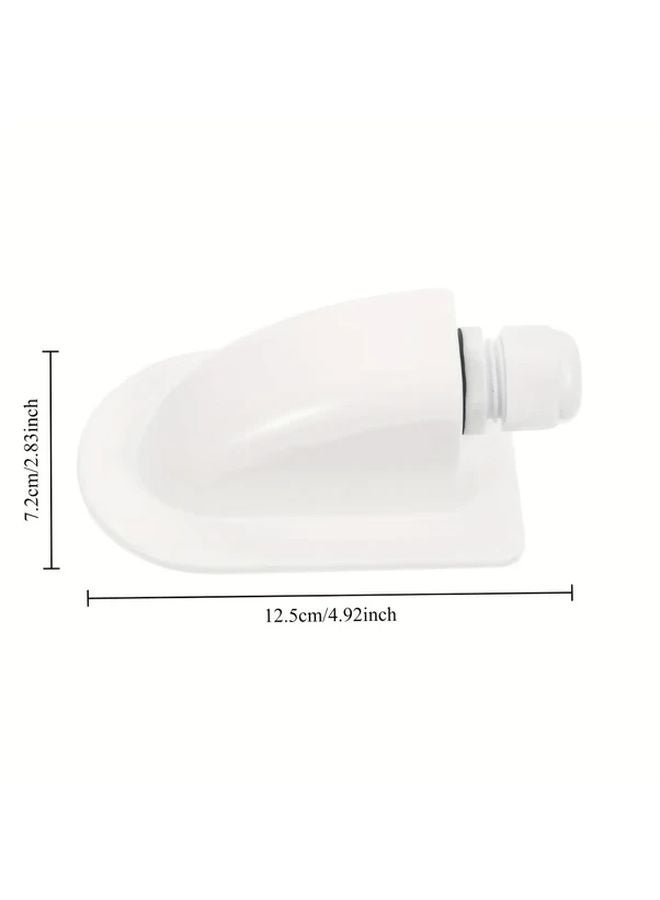 صندوق تقاطع سقف العربة ذات المحور الواحد الأبيض، مخرج كهربائي مقاوم للعوامل الجوية، لوحة شمسية - Image 3