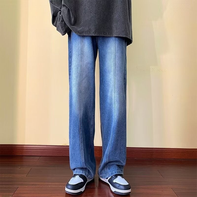 Unisex Casual Daily Denim Jeans - Image 4