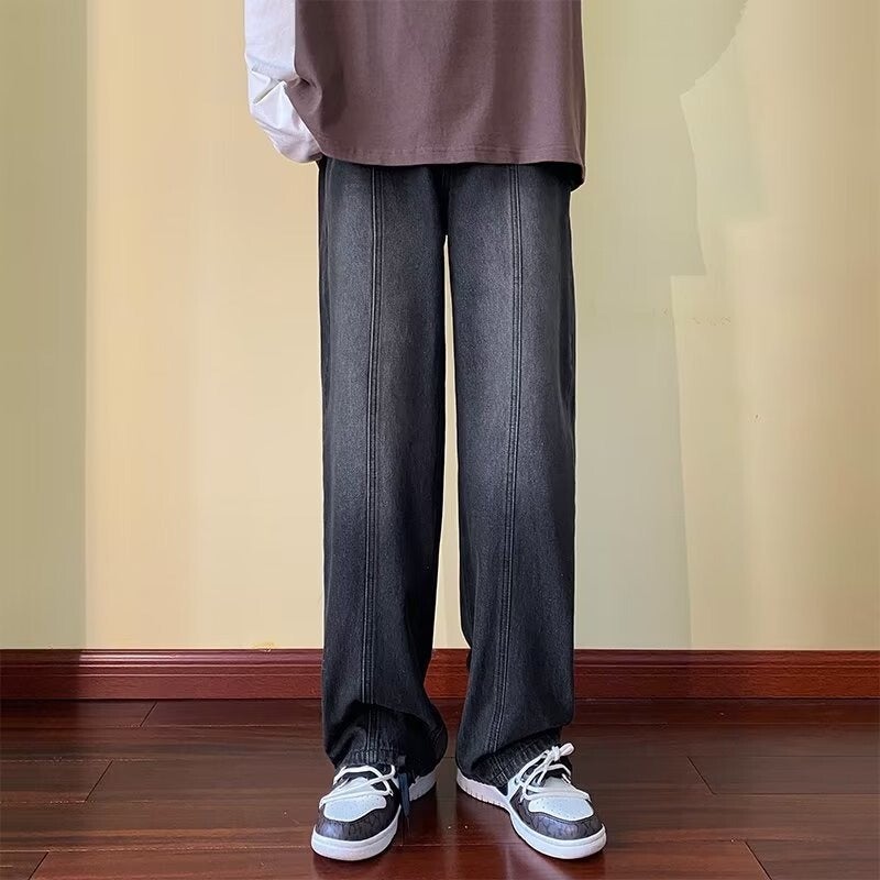 Unisex Casual Daily Denim Jeans - Image 2