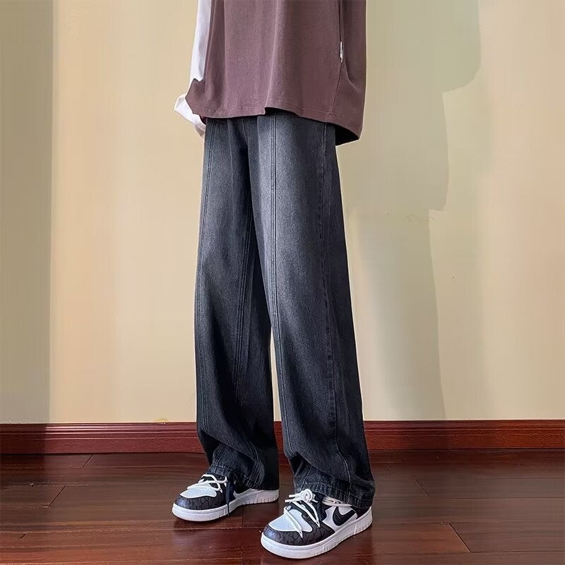 Unisex Casual Daily Denim Jeans - Image 3