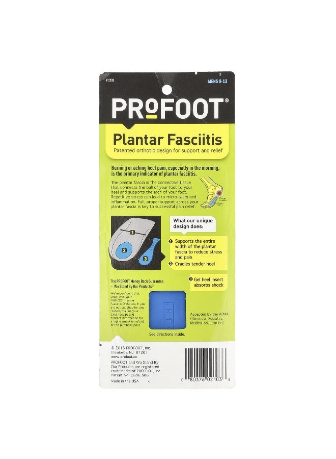 Profoot, Plantar Fasciitis, Mens 8-13, 1 Pair - Image 2