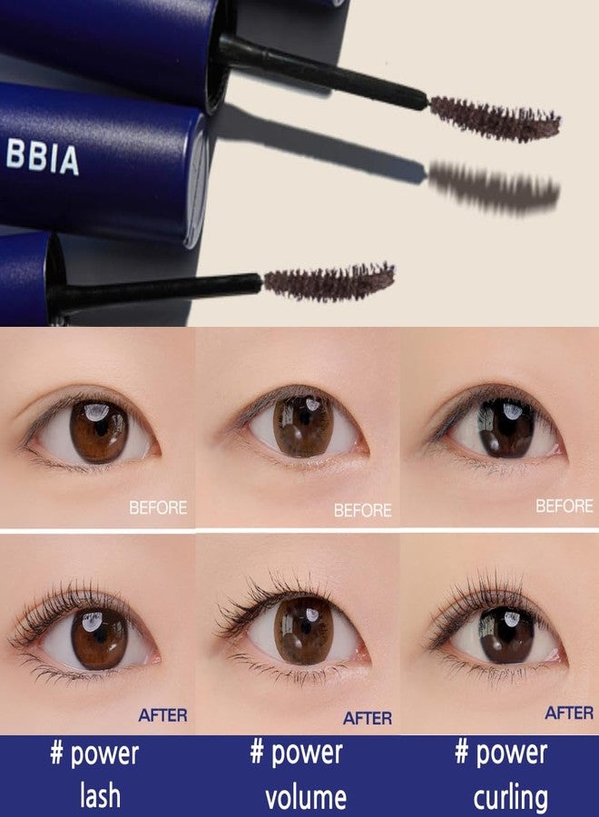 BBI@ BBIA BBIA Never Die Mascara 2 Color - Power Volumizing & Lengthening, Curling, Fixing Lashes, Intense Length, Feathery Soft Full Lashes, No Smudging & Clumping, Waterproof, K-Beauty (01 POWER BLACK) - Image 5