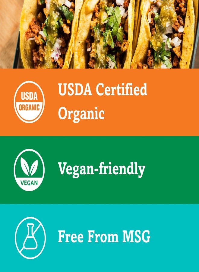 La Preferida Organic Taco Seasoning (Chef-Crafted Mexican Spice Blend) Cumin, Paprika, Garlic – USDA Certified, No Artificial Ingredients. Great for Tacos, Rubs, Dips, 1oz (Pack of 3) - Image 5