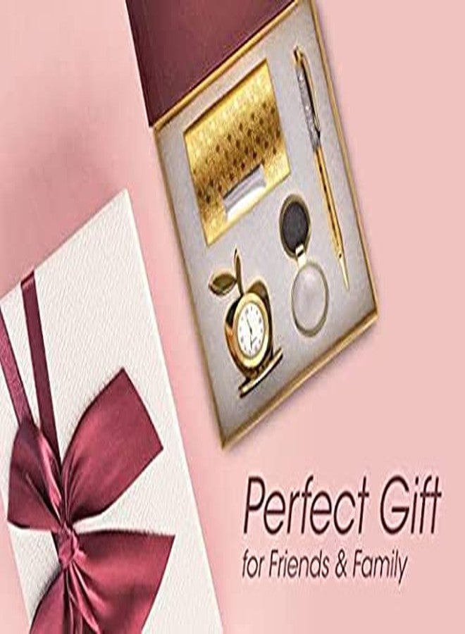 RELBEES Gold Plated Gift Set(4 in 1) for/Diwali Gifts Items/Corporate Gift/Diwali Decoration/Birthday Gift/Anniversary Gift/for Family,Friends,Men,Women,Boys,Employees - Image 2
