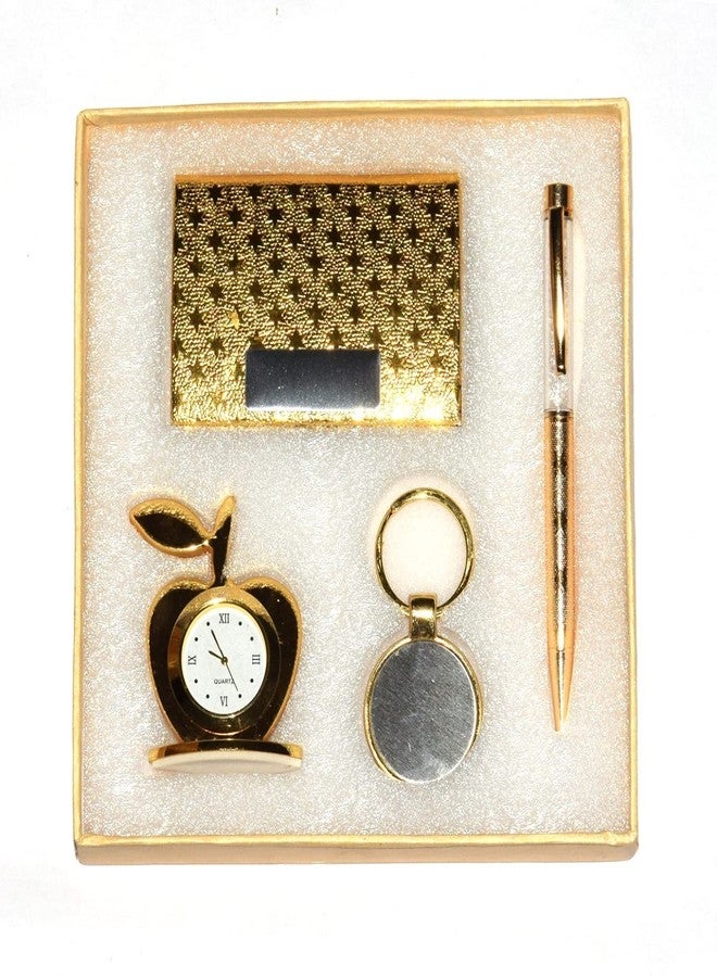 RELBEES Gold Plated Gift Set(4 in 1) for/Diwali Gifts Items/Corporate Gift/Diwali Decoration/Birthday Gift/Anniversary Gift/for Family,Friends,Men,Women,Boys,Employees - Image 3