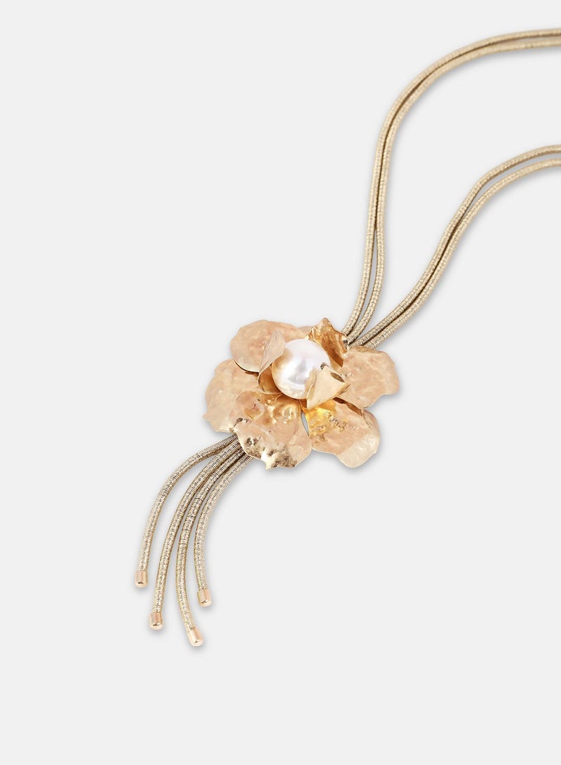 SOHI Flora-Bloom Long Artificial Necklace Jewellery - Image 5