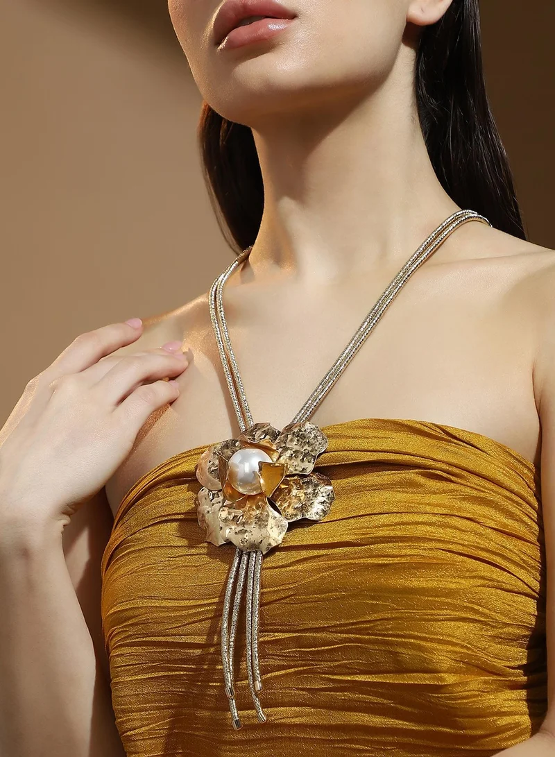 Sohi  Flora-Bloom Long Artificial Necklace Jewellery for Women | Best Price UAE