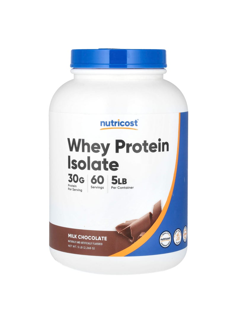 Whey Protein Isolate, Milk Chocolate , 5 lb (2,268 g)
