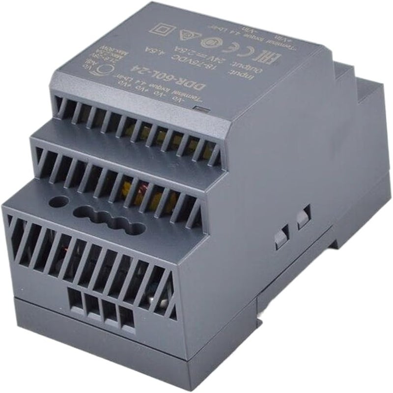 Ultra Slim 60W 24V 2.5A DIN Rail Power Supply 18 75VDC Input for Industrial Automation - Image 1