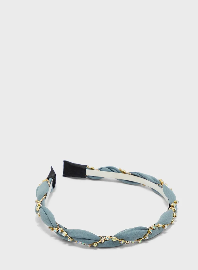 Ella Limited Edition Diamante Twisted Headband