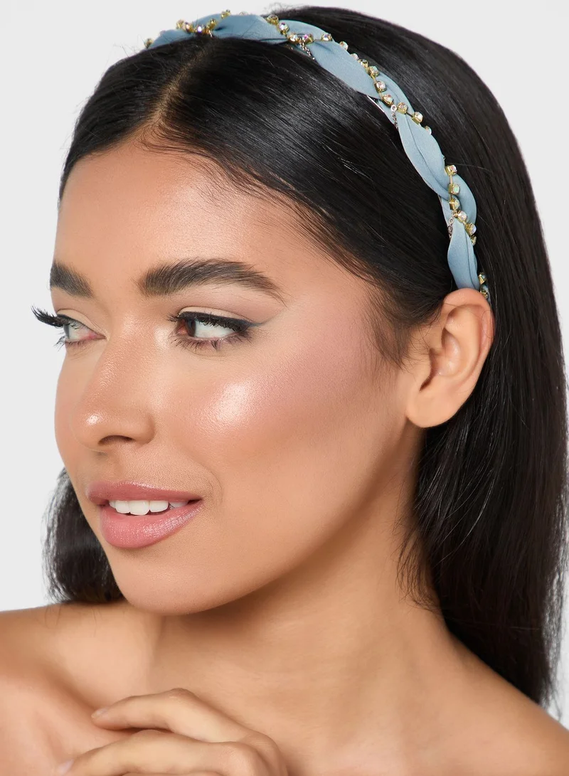 Ella Limited Edition Diamante Twisted Headband