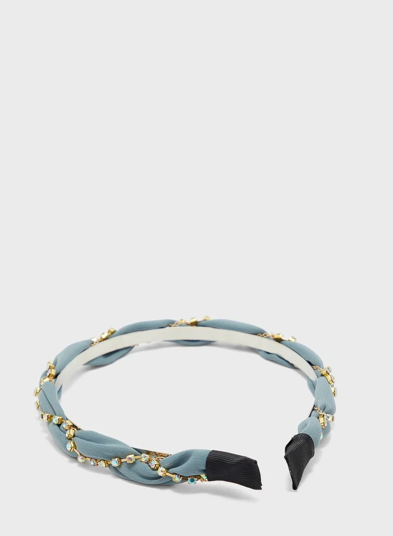Ella Limited Edition Diamante Twisted Headband