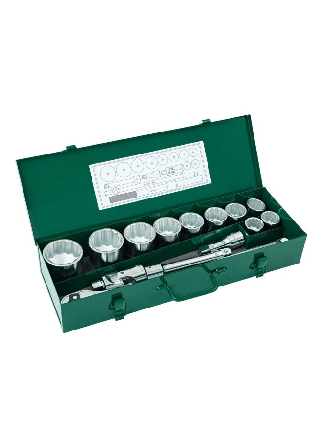 Sata SATA ST09015SJ 15-Piece 3/4" Drive 12 Point Metric Socket Set - Image 2