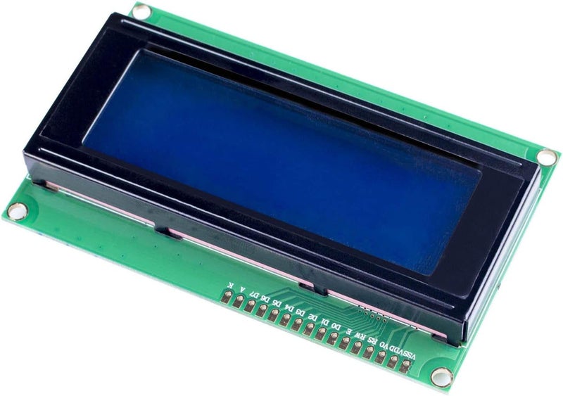 صن فويندر وحدة LCD2004 مع أحرف بيضاء 20x4 على خلفية زرقاء، متوافقة مع Arduino - Image 2