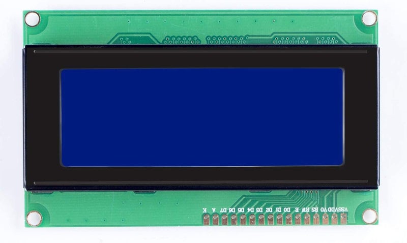 صن فويندر وحدة LCD2004 مع أحرف بيضاء 20x4 على خلفية زرقاء، متوافقة مع Arduino - Image 3