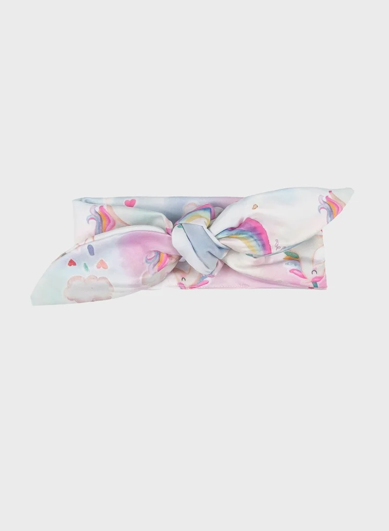 Up Baby Kids Knotted Bow Headband