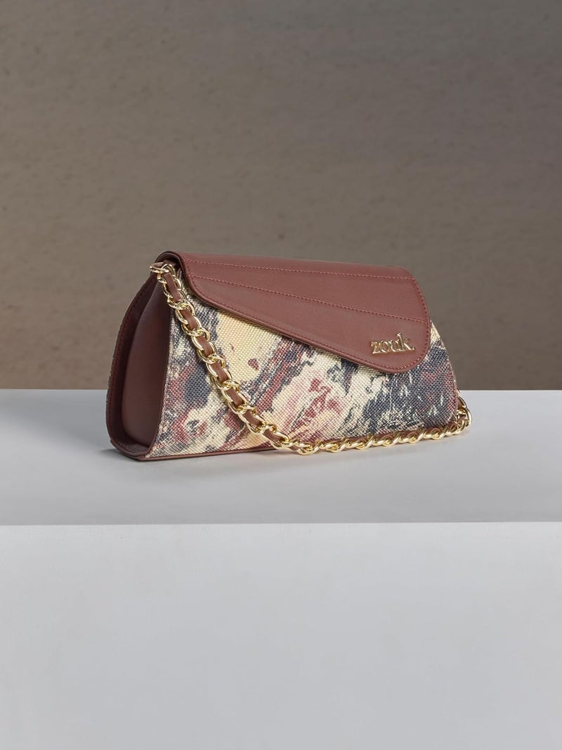 ZOUK حقيبة كتف ميني ريا كابور | حقيبة كتف جلد نباتي للنساء - Image 3