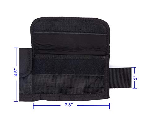 MOOCY 4 Neoprene Pocket Scuba Weight Belt，dive weight belt fit for Waist 32" to 52" - Quick-Release Buckle（Black) - Image 4