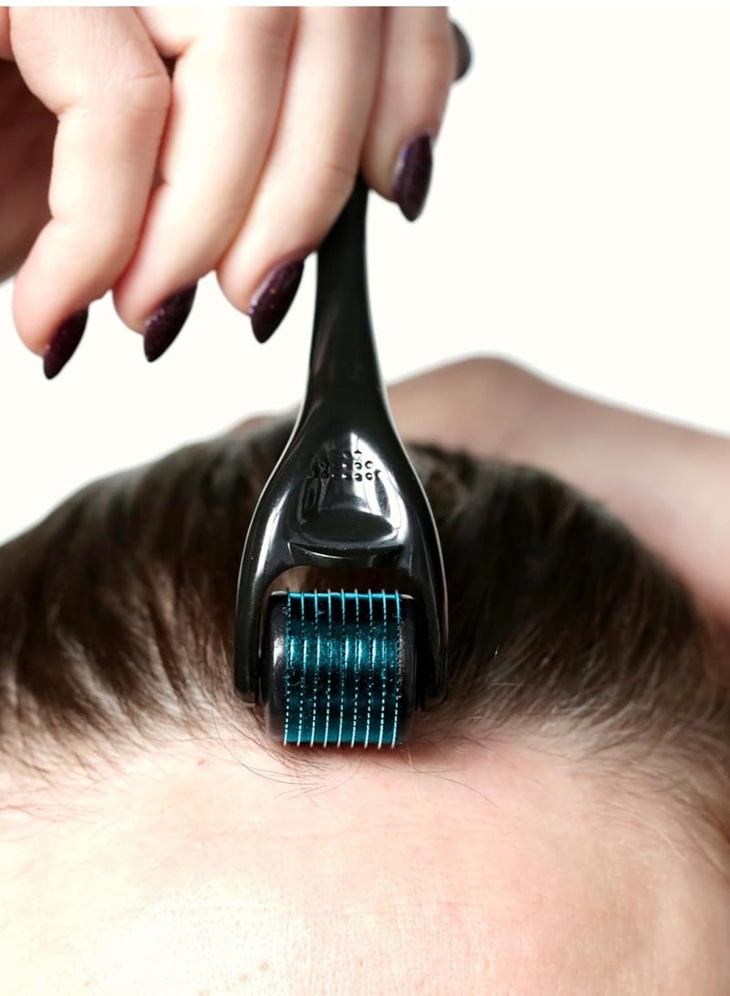 عام ديرما رولر تيتانيوم ميكرونيدل رولر 540 تيتانيوم ميكرونيدلنج رولر للاستخدام المنزلي، بكرة إبرة دقيقة للرجال والنساء - Image 3