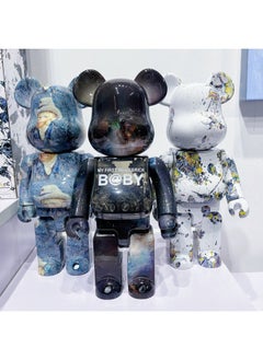 General 400% desktop model doll building block bear hand-made decoration 28cm movable doll model decoration desktop decoration toy gift for family and friends  - Image 3