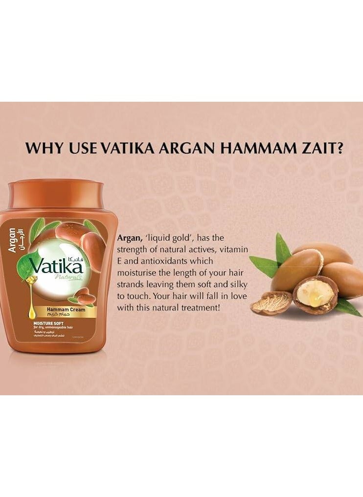 VATIKA Vatika Naturals Hammam Cream Argan 450 GM  - Image 3
