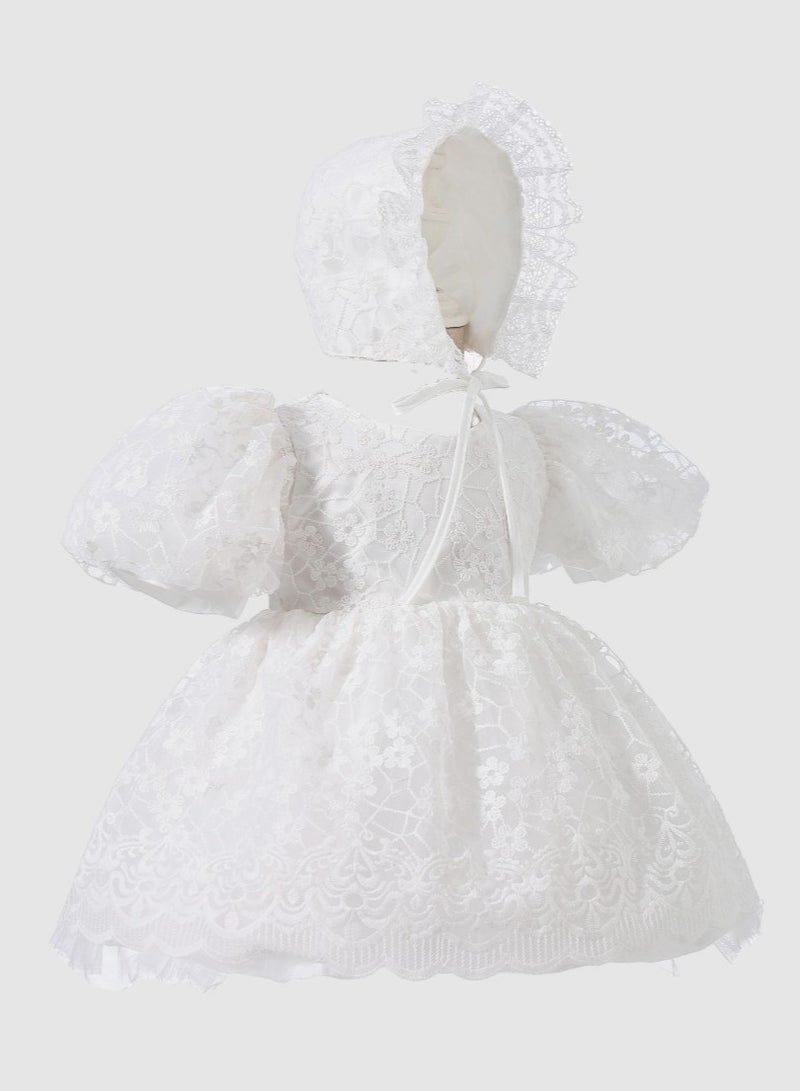 Bambimici Lace Puff Sleeve Dress  - Image 3