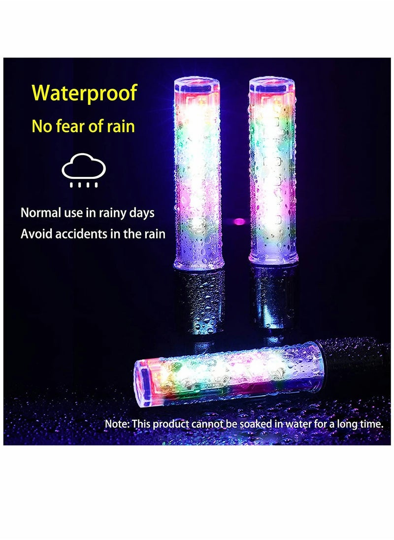 Generic - Bike Wheel Lights, Bike Tire Valve Lights, Waterproof Bicycle Wheels Lights, Safety with Batteries, for Motorcycle Bicycle to Ride at Night, 8 Pieces - Image 1
