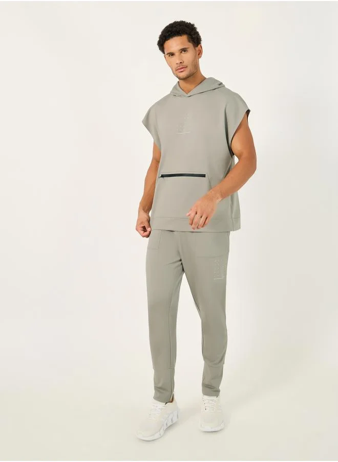 ستايلي Minimal Print Slim Fit Joggers