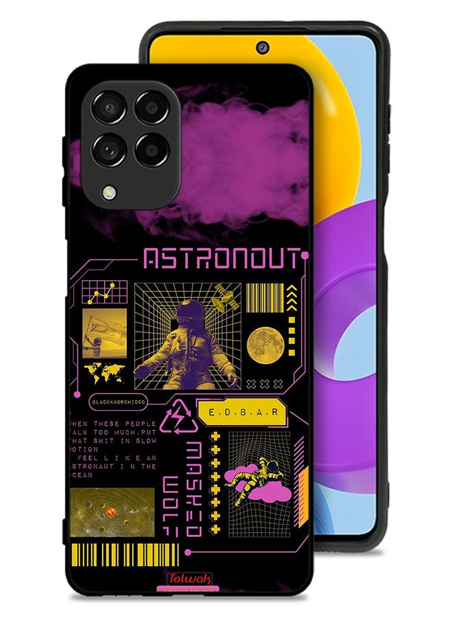 Tolwak Samsung Galaxy M53 Protective Case Cover Astronaut Sticker - Image 1