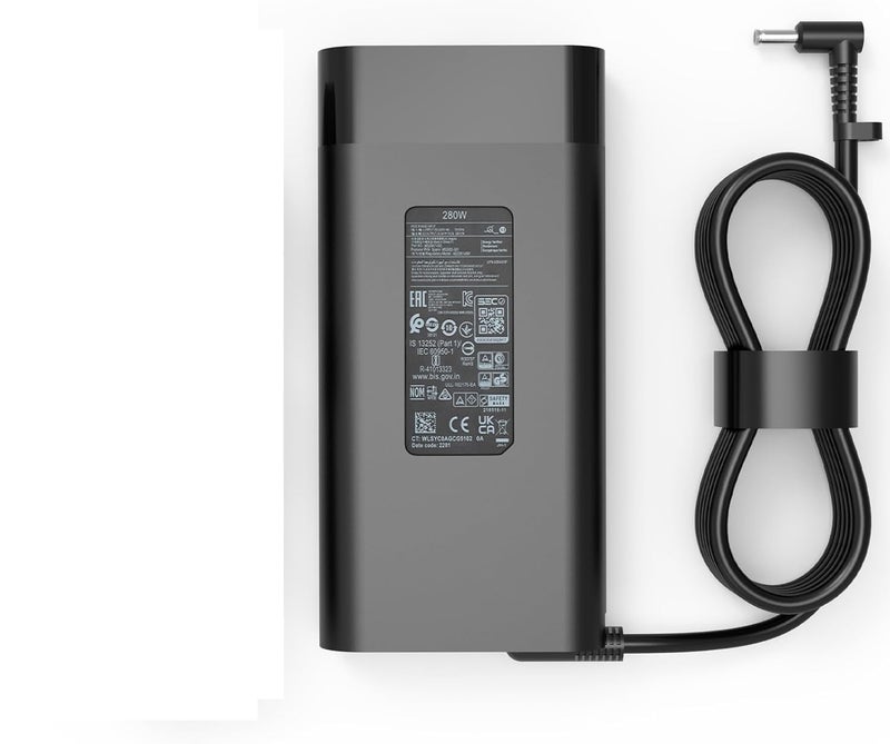 Wefly 280W 20V 14A AC Charger Adapter for HP OMEN Gaming Laptop TPN-LA27 TPN-CA26 A280A011P PA-1281-08HT M94073-001 M94073-002 M95376-001 HP ZBook Fury G9 Laptop - Image 1