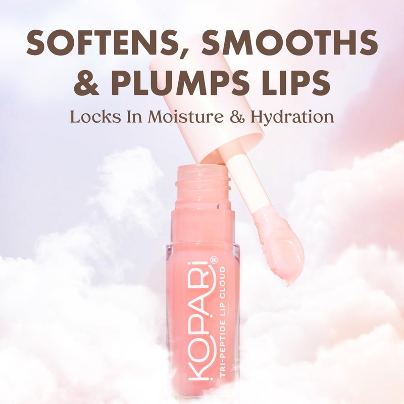 Kopari Tri-Peptide Lip Cloud, Infused with Ceramides & Hyaluronic Acid, Visibly Softens, Smooths, and Plumps Lips, Locks in Moisture & Hydration - Image 2