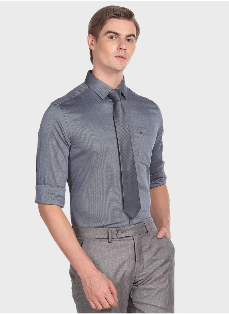 ارو Micro Print Regular Fit Shirt