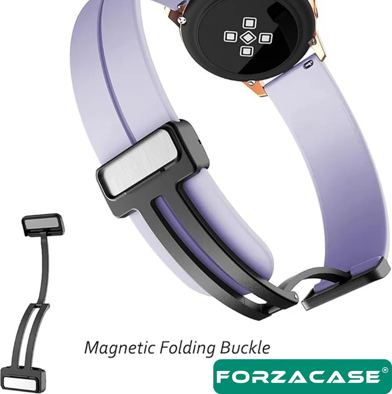 فورزاكاس 22MM Silicone Band Strap with Magnetic Buckle for Amazfit Gtr 47MM - FC144