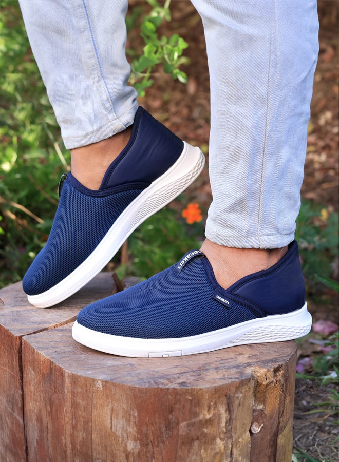 now Men’s Casual Slip-On Sneakers – Breathable Mesh Lightweight Shoes with Comfortable Non-Slip Sole for Daily Walking AX03 - Image 1